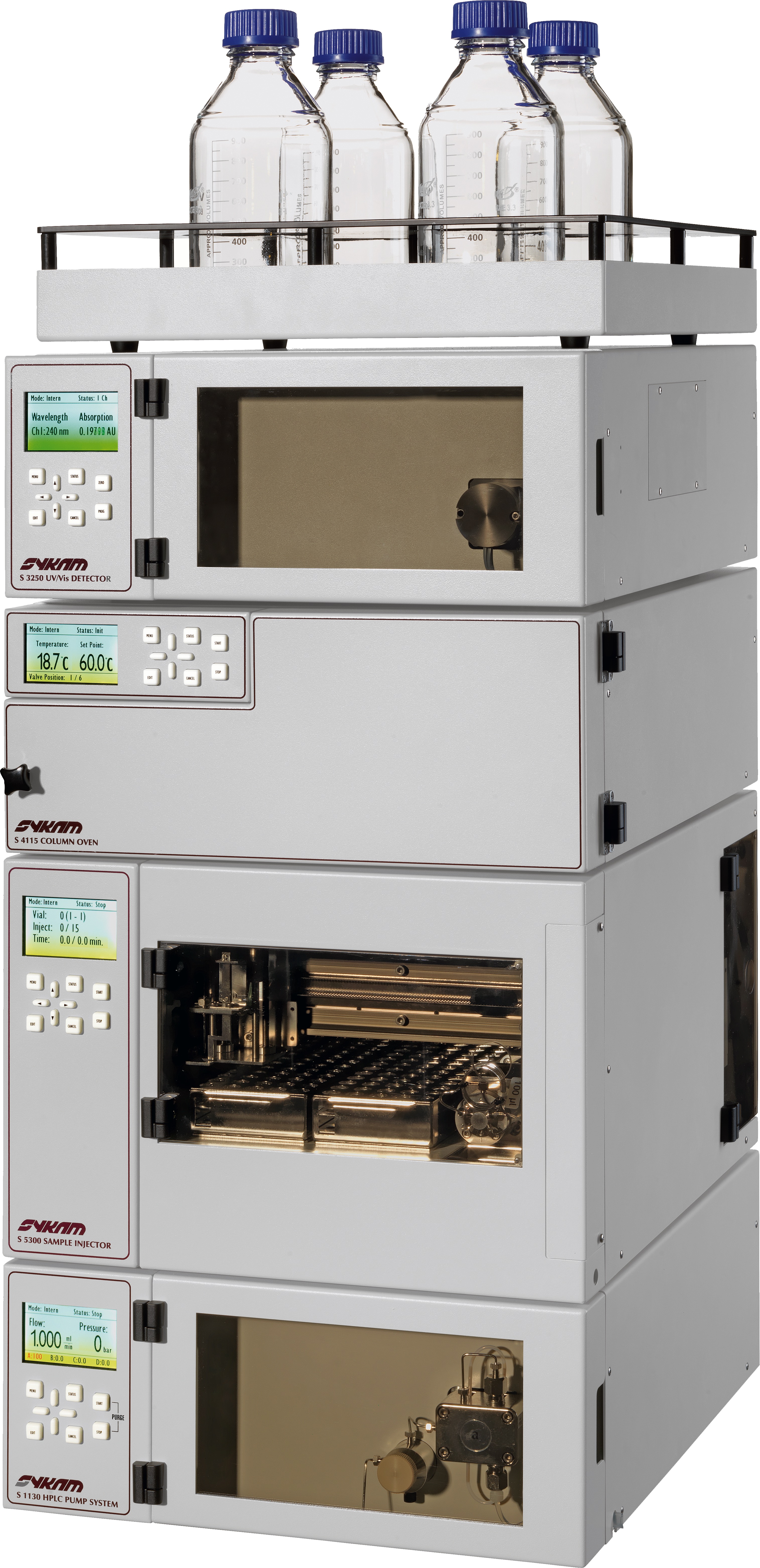 Sykam S 6000 motor-driven valves