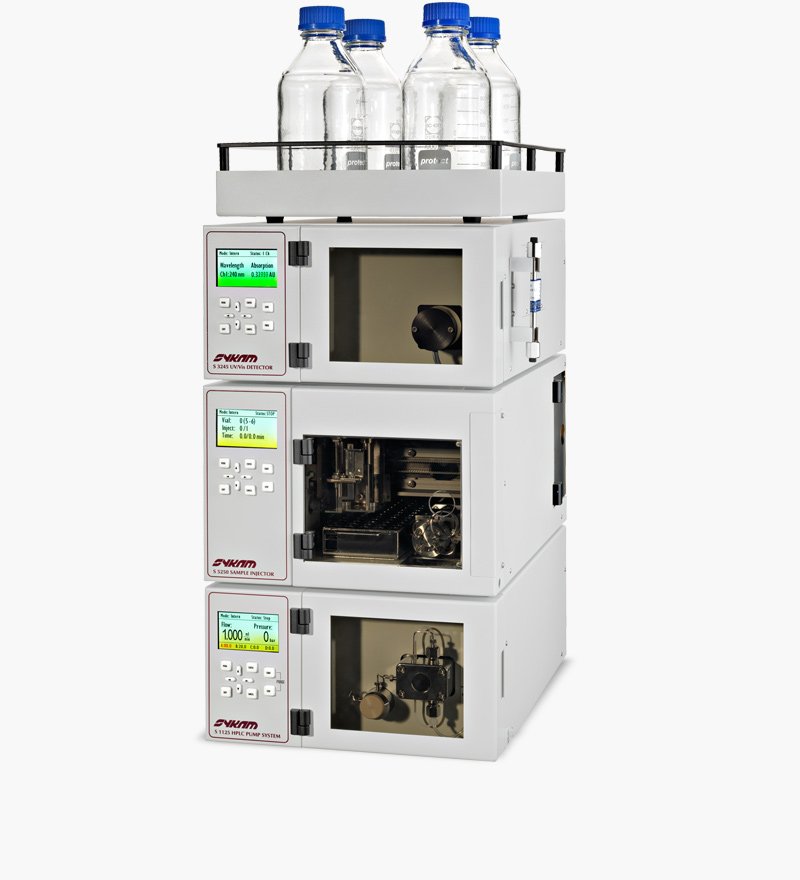 SYKAM HPLC-System: S3245 UV/VIS Detektor, S5230 Sample Injector, S1125 HPLC Pump System